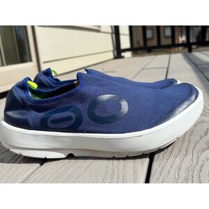 OOFOS OOmg Navy Recovery Low Sport Slip-On Shoe Men's M11/EU44 Comfort Casual